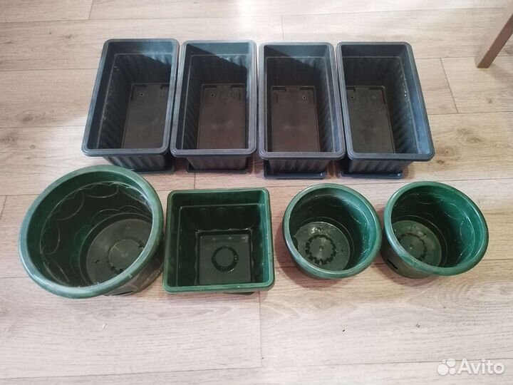 Горшки для цветов пластик