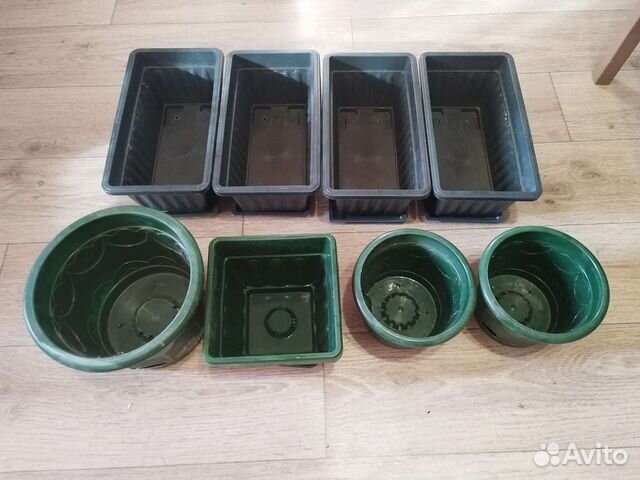 Горшки для цветов пластик