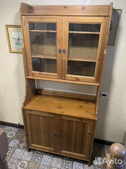Шкаф буфет IKEA leksvick