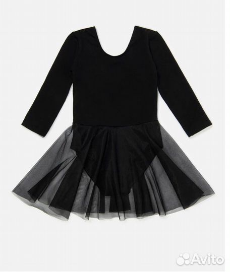 Купальник спортивный для танцев черный