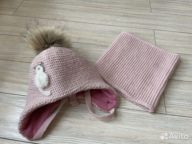 Зимний комплект(шапка/снуд)