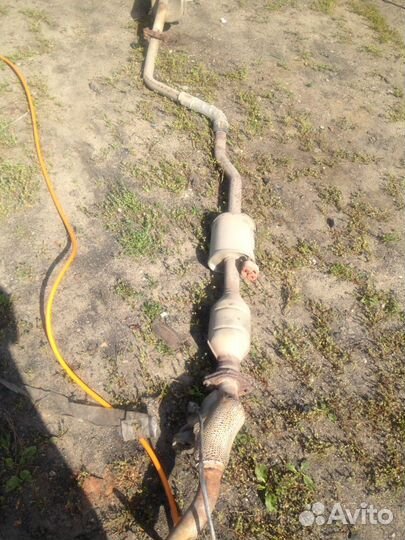 Глушитель. Резонатор. Kia Rio 3. Седан