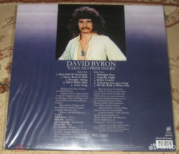 David Byron Take No Prisoners 2021