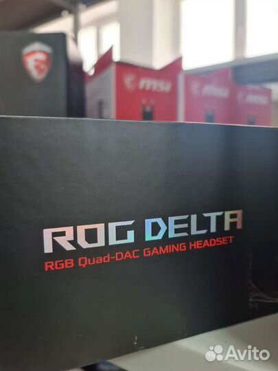 Игровые наушники asus ROG Delta 7.1 черный