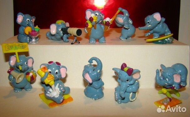 Слоны пляжные, слоники цирковые, строители