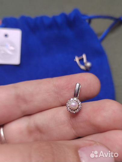 Серьги серебро