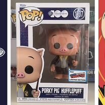 Funko Pop #1337 100: Porky Pig Hufflepuff