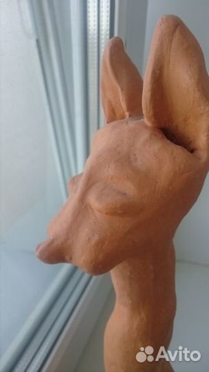 Заяц для раскрашивания Глина Высота43см