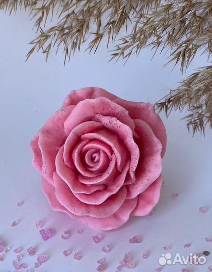 Розы из мыла