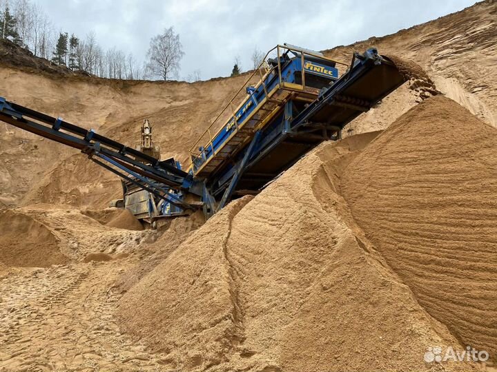 Песок намывной