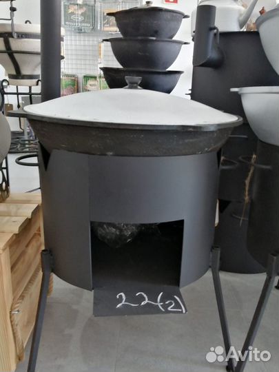 Печь+Казан на 22л