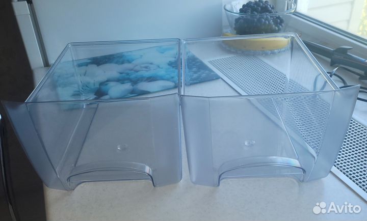 Ящики для фруктов. Холодильник Атлант