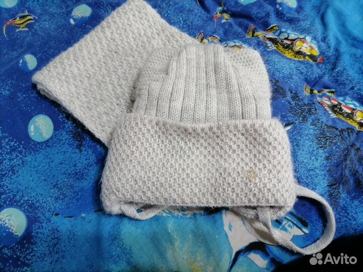 Комплект шапка и шарф