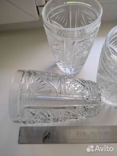 Рюмки, стаканы хрусталь