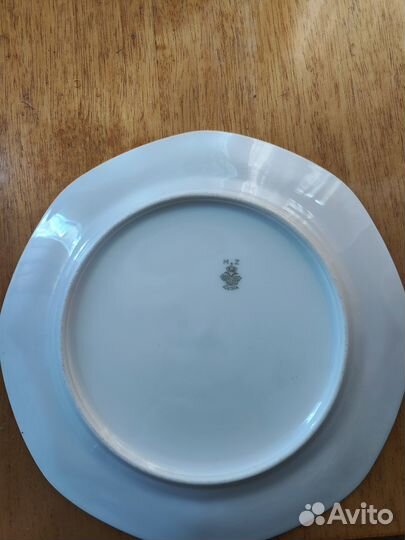 Тарелка австрийская, тонкий фарфор
