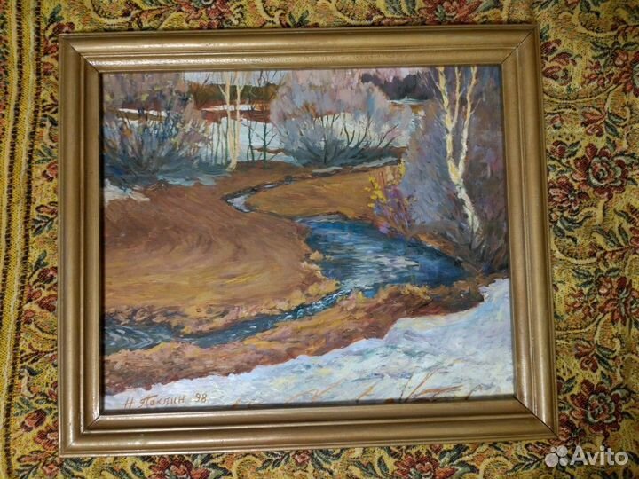 Картина маслом на холсте пейзаж