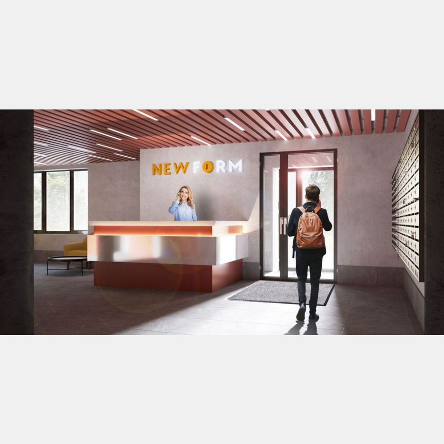 1-к. апартаменты, 34,1 м², 1/5 эт.