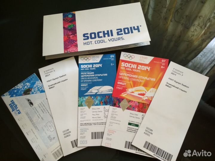 Билеты и пропуска Олимпийских игр Сочи-14