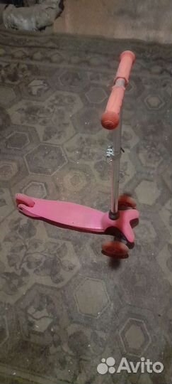 Самокат детский трехколесный бу