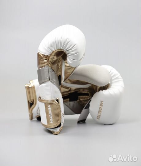 Боксерские перчатки Hayabusa T3 White/Gold 12,14oz