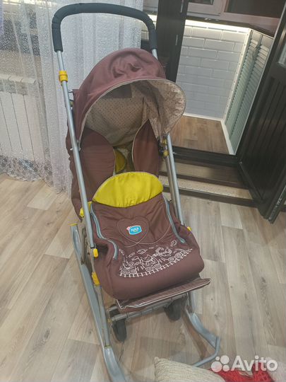 Детские санки коляска бу