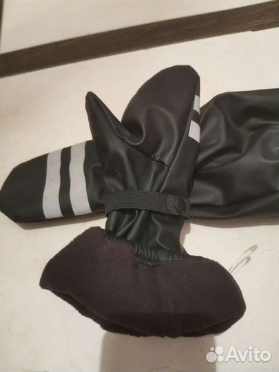 Варежки краги детские непромокаемые h&m 122-128