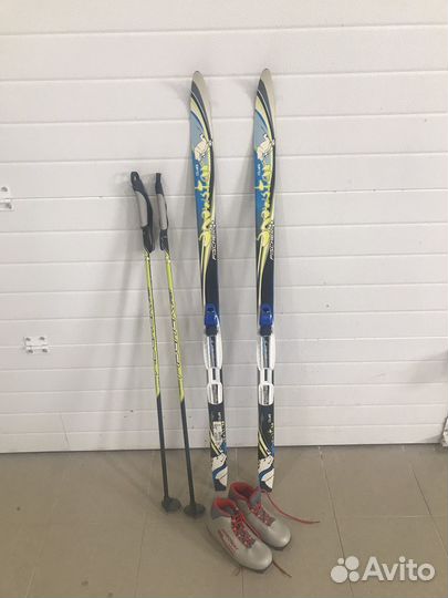 Лыжи беговые fisher детские