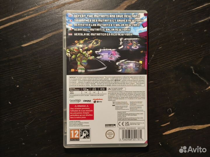 Tmnt Arcade Wrath of the Mutants Nintendo switch