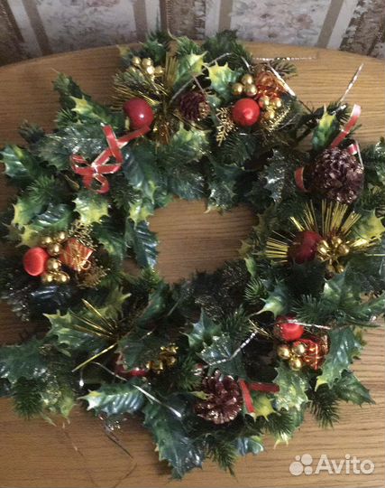 Новогодний рождественский венок