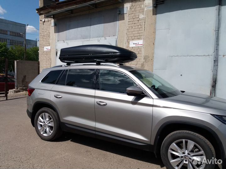 Бокс Сателлит 500 литров черный матовый прокат