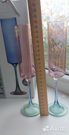 2 бокала для шампанского Lefard