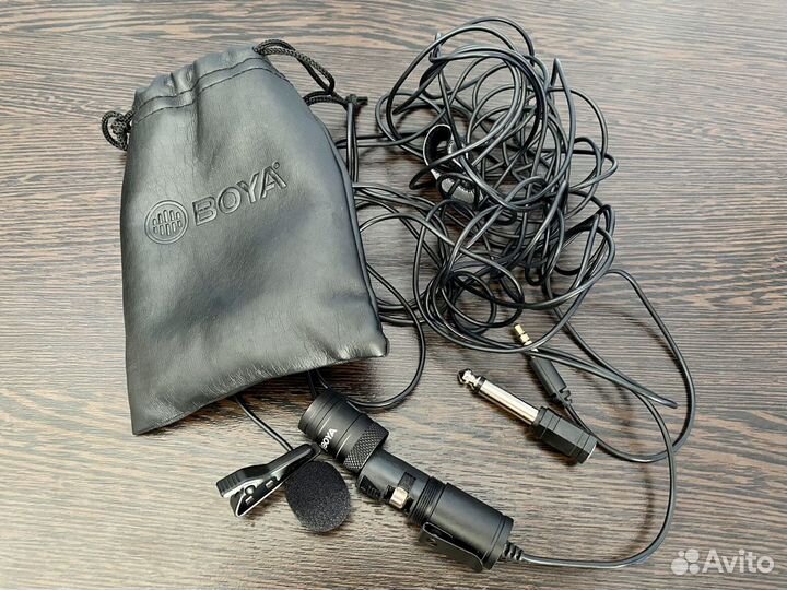 Микрофон петличный boya BY-M1, черный