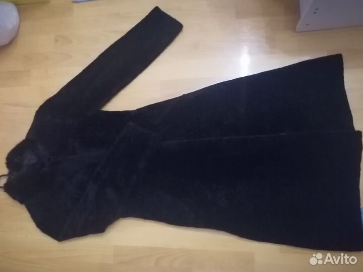 Шуба пальто стриженый мутон