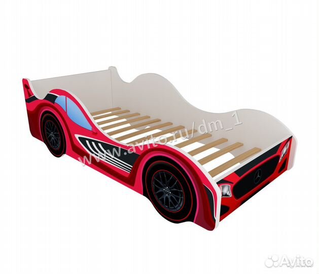 Детская кровать машина