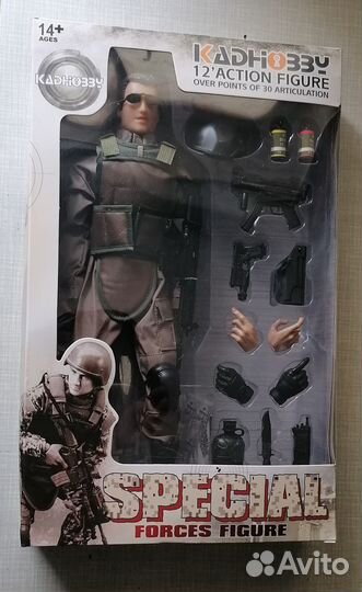 Фигура спецназ масштаб 1/6