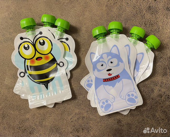 Многоразовые пакеты для детского питания