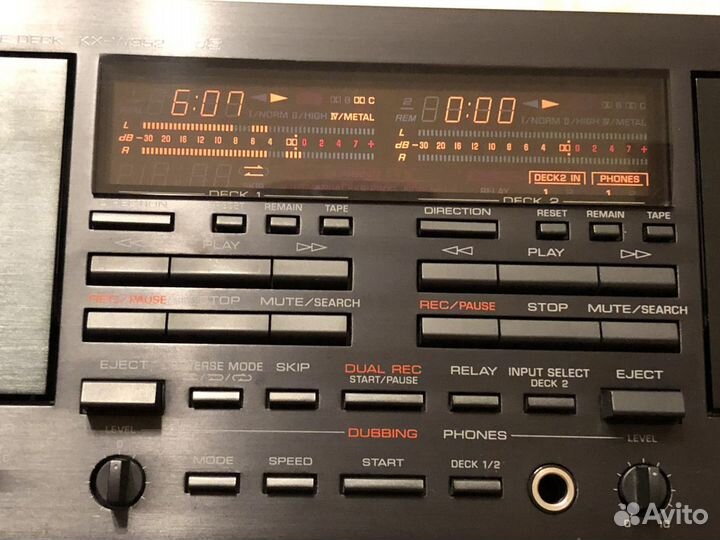Топ 2-х кассетник Yamaha KX-W952 капсула времени