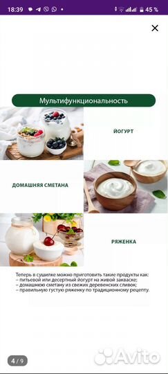 Электро сушилка йогуртница 10л Россия, новая