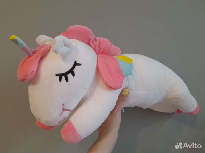 Подушка игрушка единорог Мягкая игрушка единорог