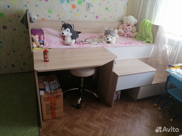 Детская кровать с матрасом