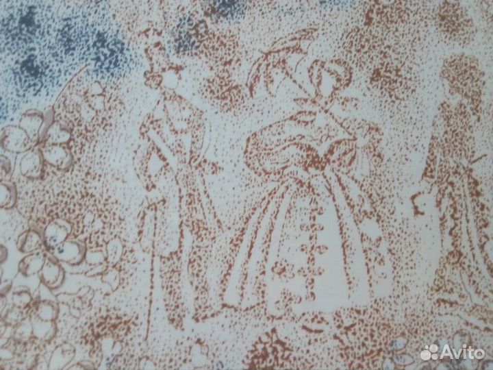 Отрез винтажной ткани из СССР