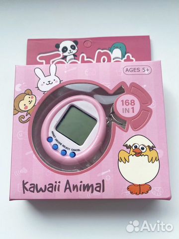 Тамагочи черно белый