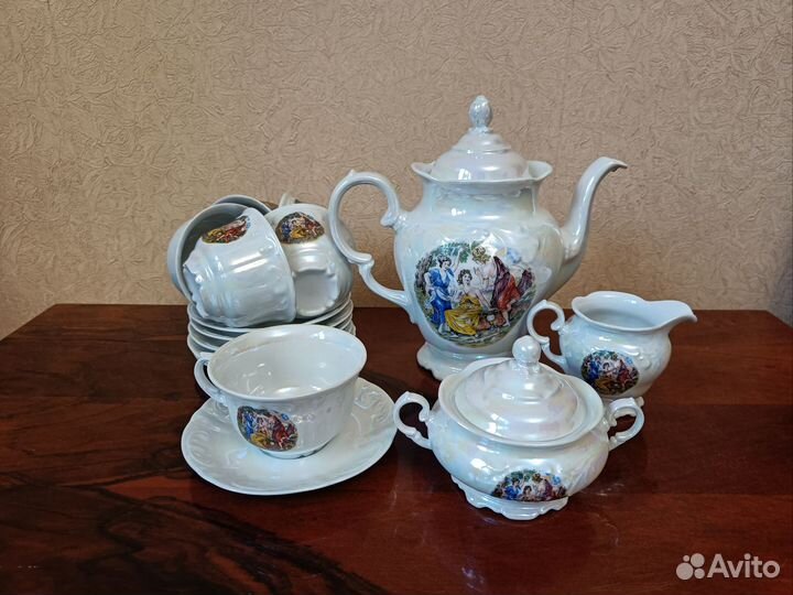 Чайный сервиз польский, винтаж