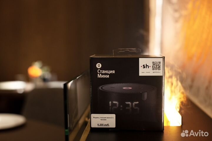 Яндекс станция мини 2 с часами