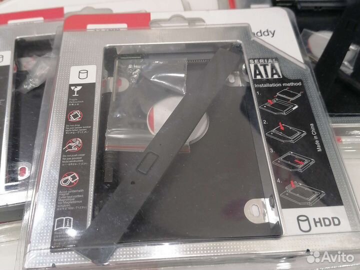 Салазки переходник 12.7/ 9.5 ноутбук SSD HDD SATA