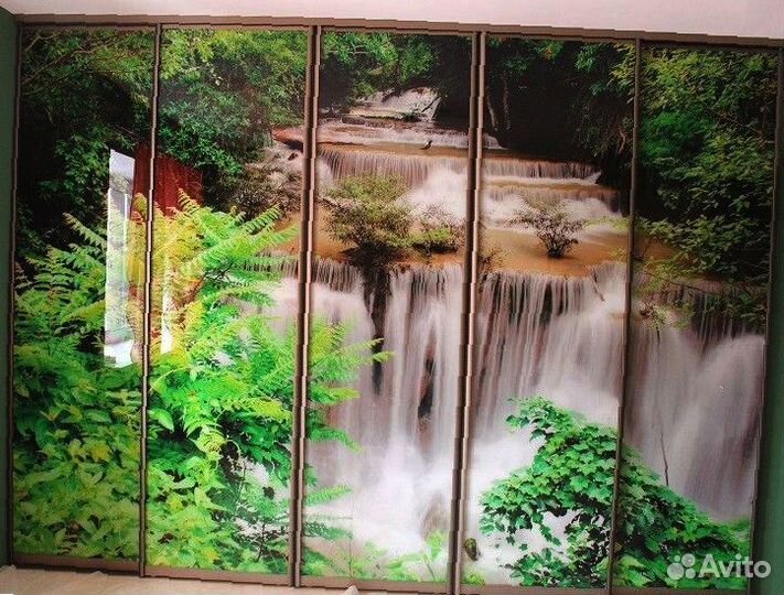 Закаленное стекло с фотопечатью для кухни