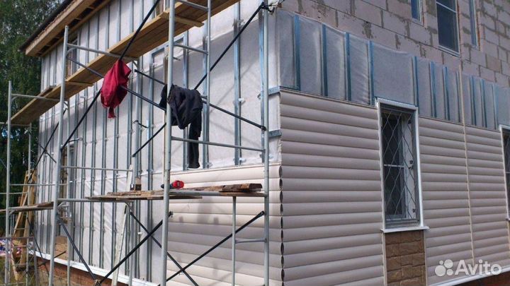 Облицовка фасадов. Монтаж сайдинга