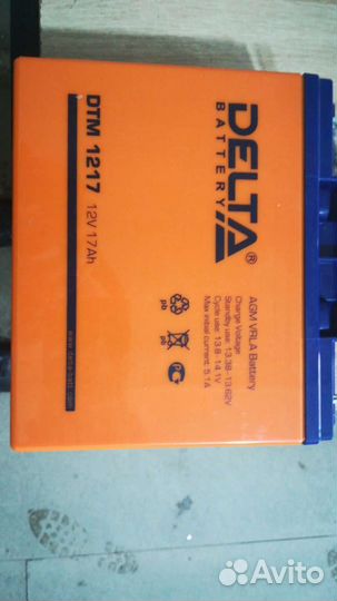 Аккумуляторная батарея delta DTM 1217