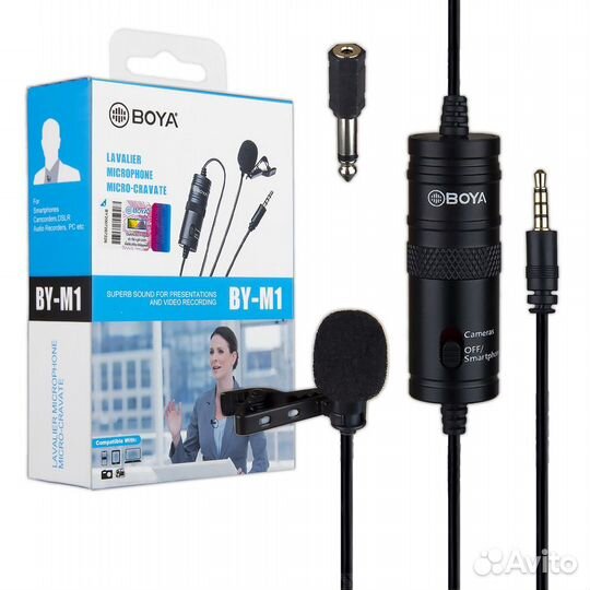 Микрофон петличный boya BY-M1