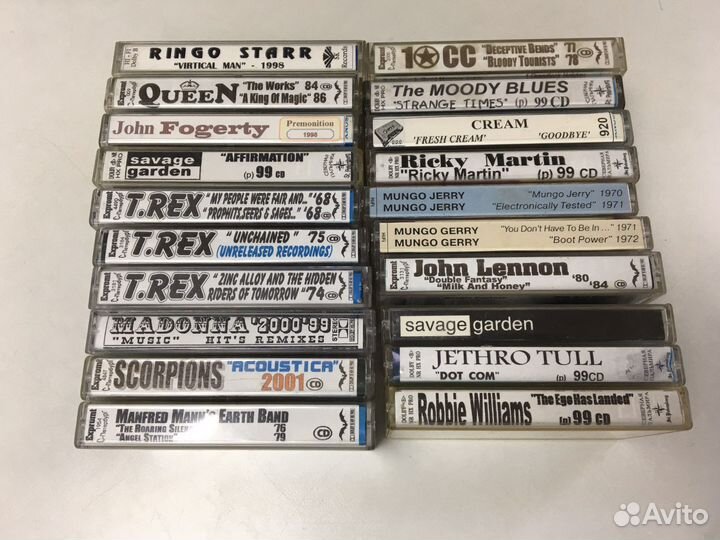 Аудиокассеты с записью